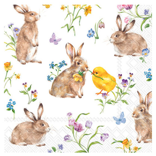 Easter Friends Beverage Napkin