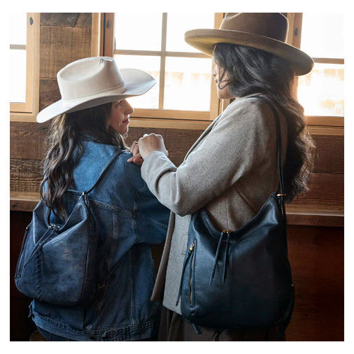Hobo Bags - Merrin Convertible Backpack - Indigo Sky