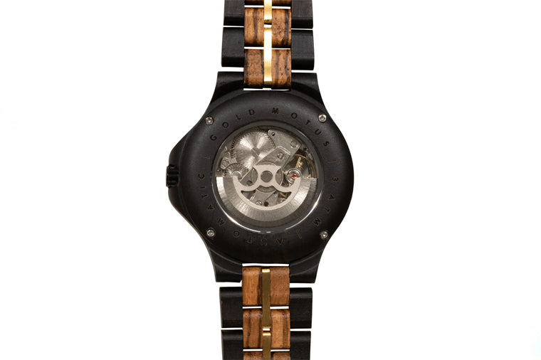 Hot & Tot - Gold Motus Wood Watch