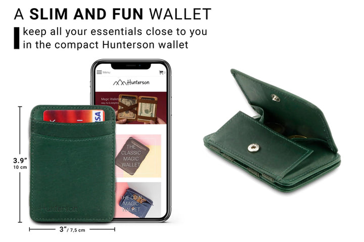 Hunterson Magic Coin Wallet - Green