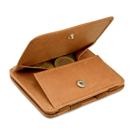 Hunterson Magic Coin Wallet - Cognac