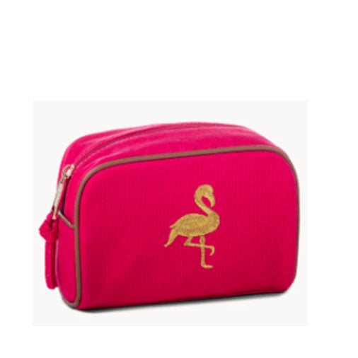 Pink Flamingo Travel Pouch