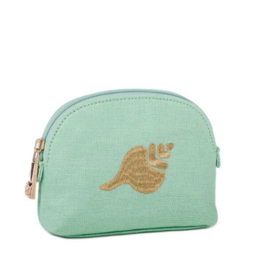Seafoam Shell Cosmetic Case