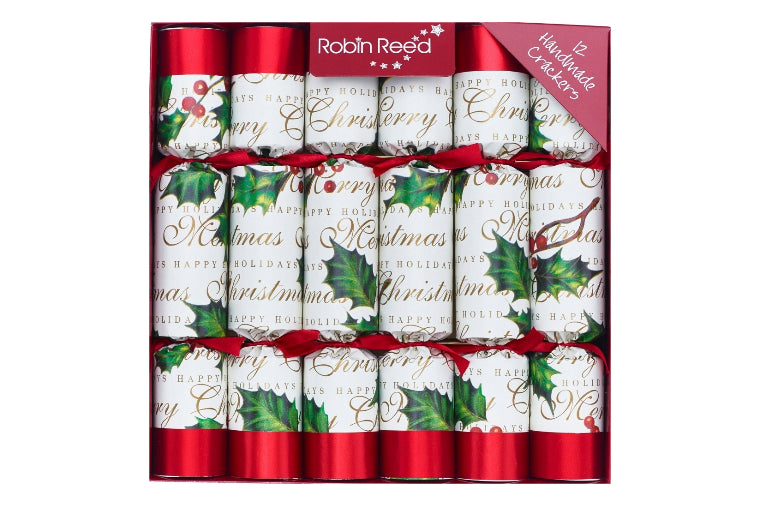 Robin Reed - Bows and Berries Crackers - Box of 12