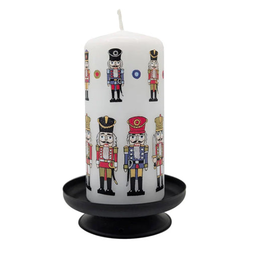 Nutcracker Advent Mini Pillar 5" Candle