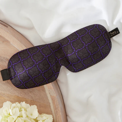 40 Blinks Sleep Mask - Purple Lattice