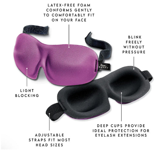 40 Blinks Sleep Mask - Purple Lattice