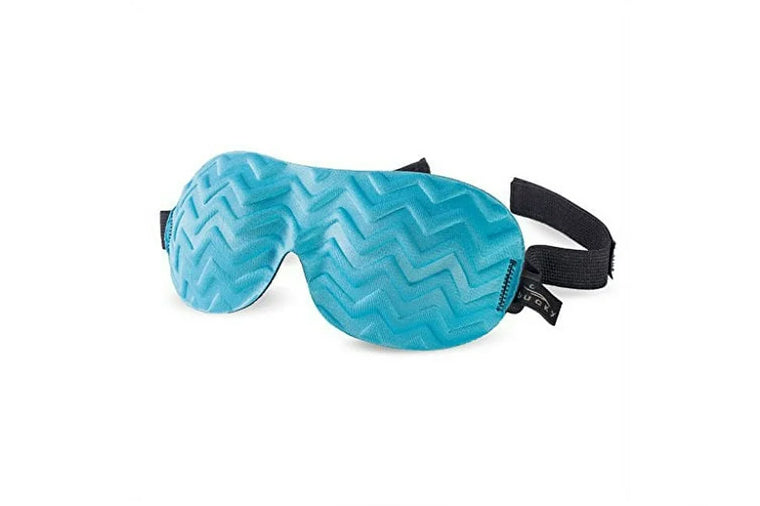 40 Blinks Sleep Mask - Blue Chevron