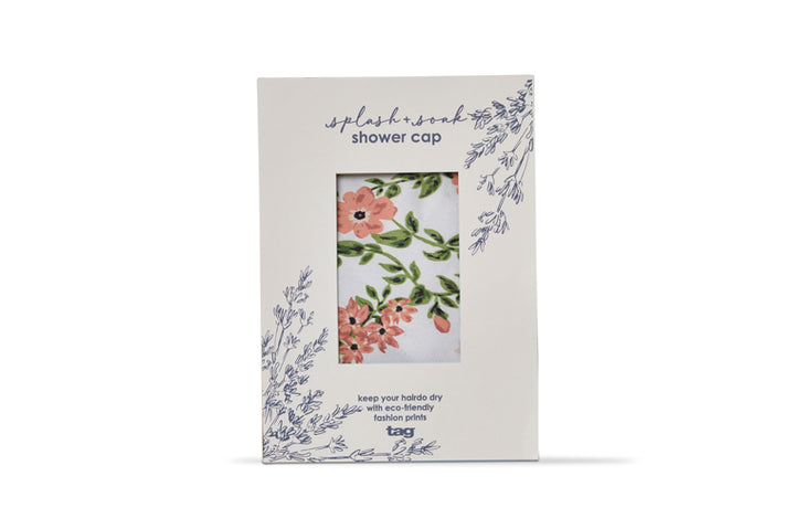 Blush Blossom Shower Cap - TAG