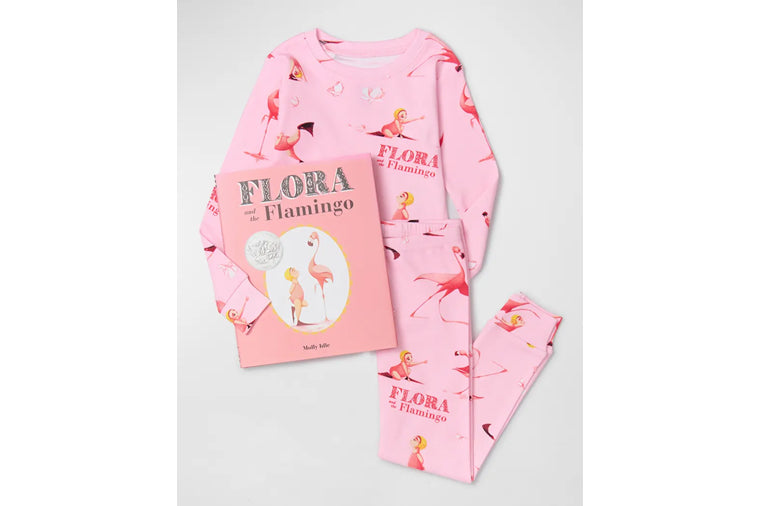 "Flora & Flamingo" Book and Pajama Set