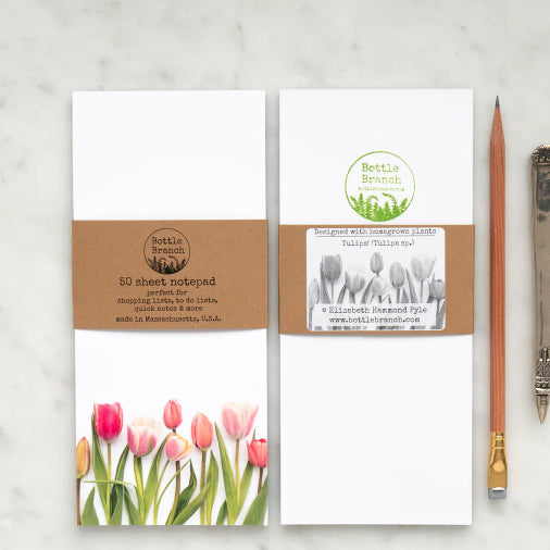 Bottle Branch- Tulips Notepad
