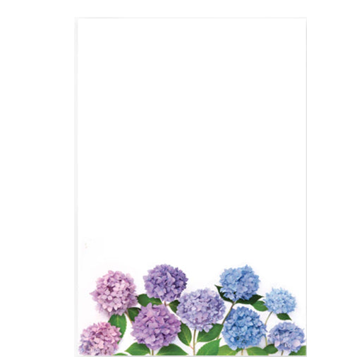 Bottle Branch Large Note Pad- Hydrangea