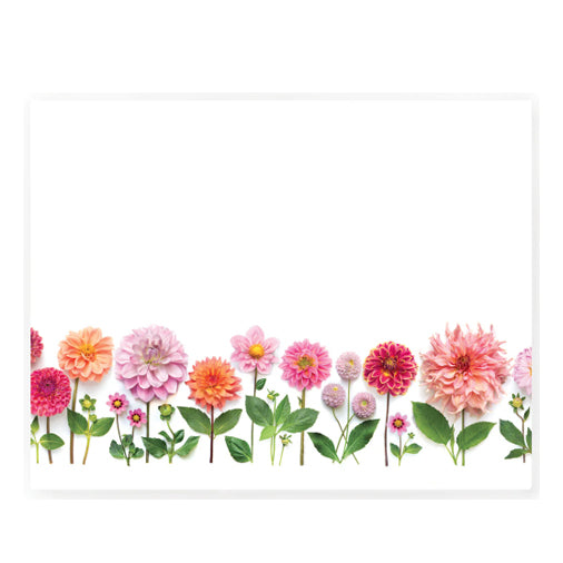 Bottle Branch Flat Card Set - Dahlia Garden