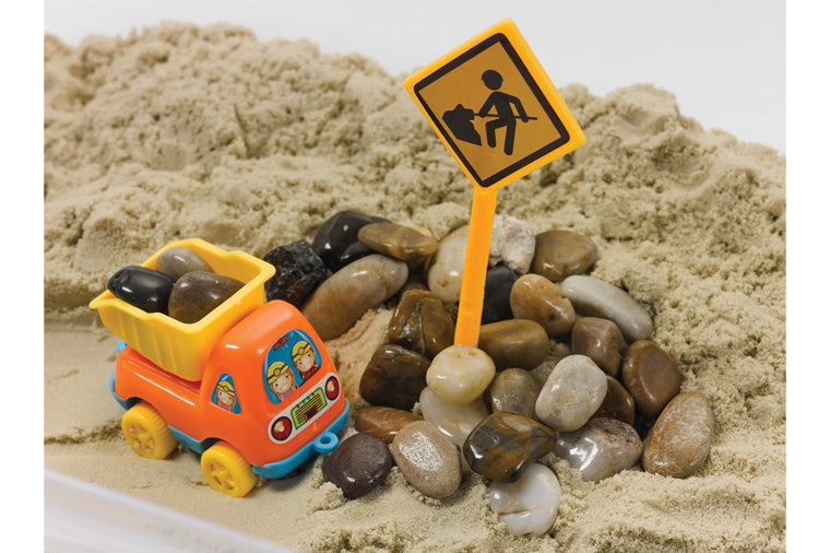 Construction Sensory Bin
