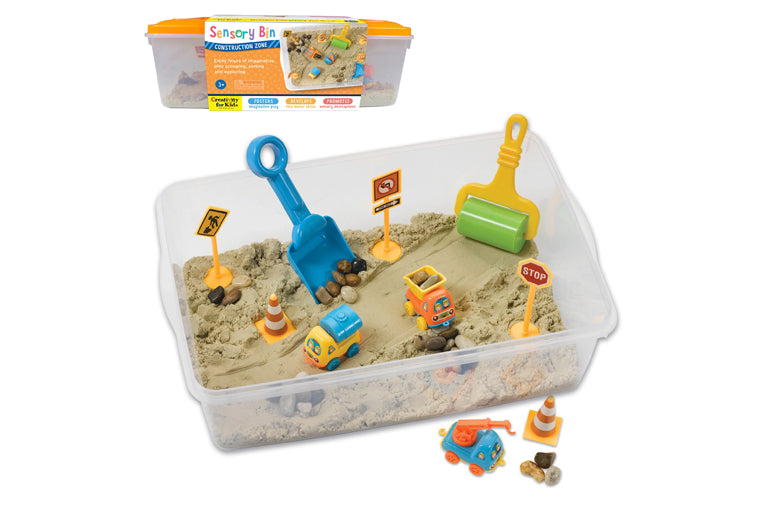 Construction Sensory Bin