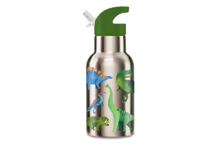 Crocodile Creek - Stainless Steel Water Bottle - Dino World