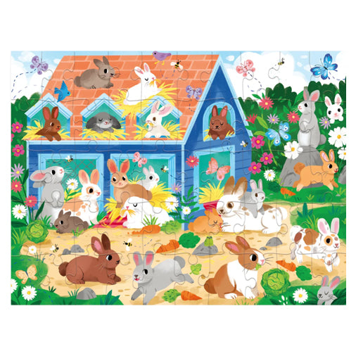 Crocodile Creek 50 Piece Puzzle Bunny House