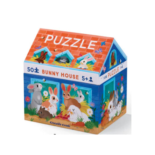 Crocodile Creek 50 Piece Puzzle Bunny House