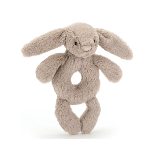JellyCat - Bashful Bunny Beige Rattle