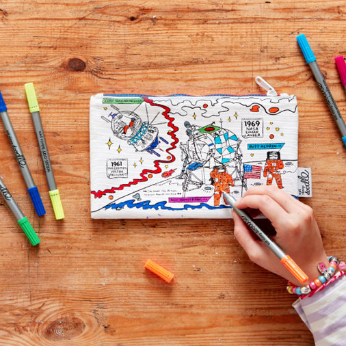 Doodle Space Pencil Case