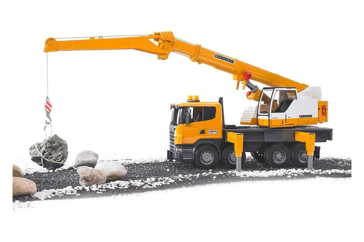 Bruder - Scania R-Series Liebherr Crane with Lights and Sounds
