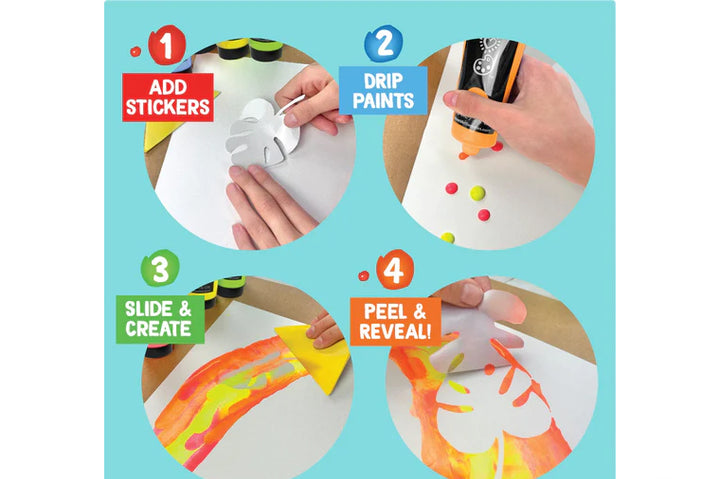 iHeart Art Squeegee Art
