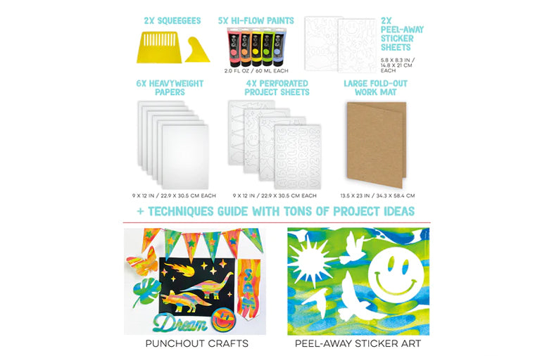 iHeart Art Squeegee Art