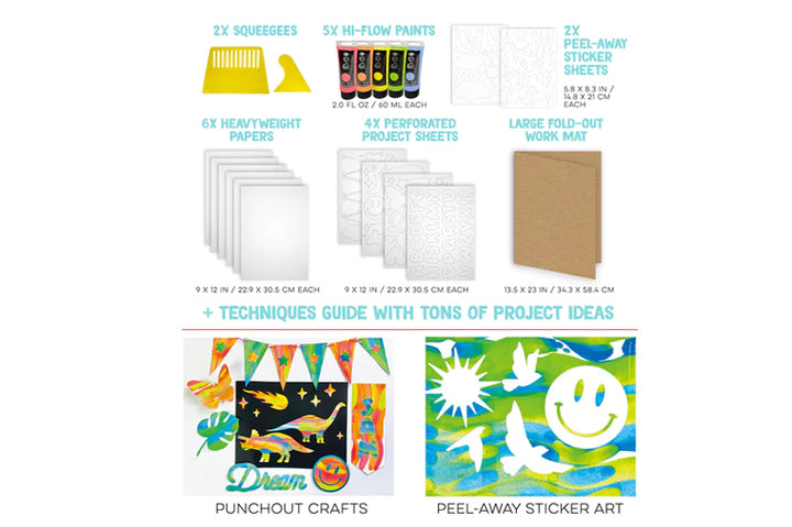 iHeart Art Squeegee Art