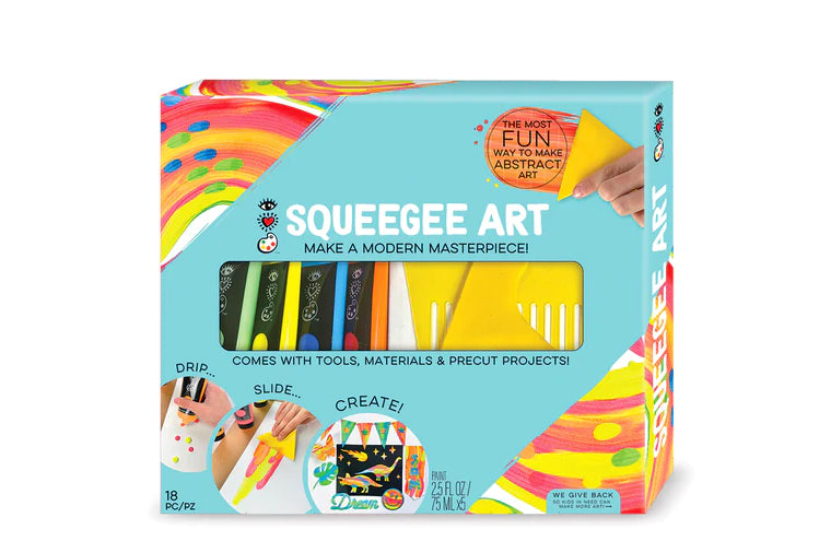 iHeart Art Squeegee Art