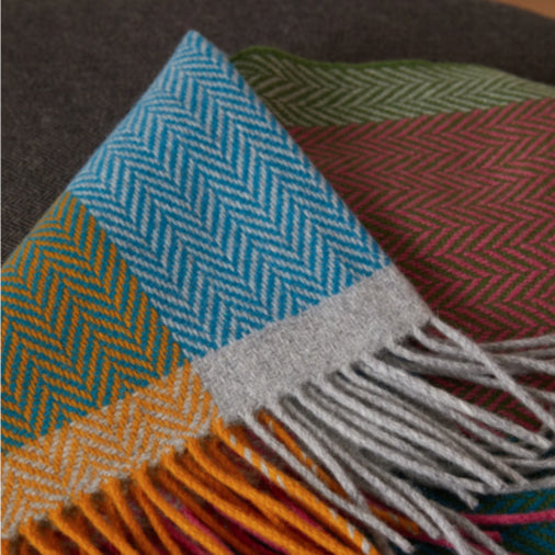 Foxford - Deel Cashmere and Lambswool Throw