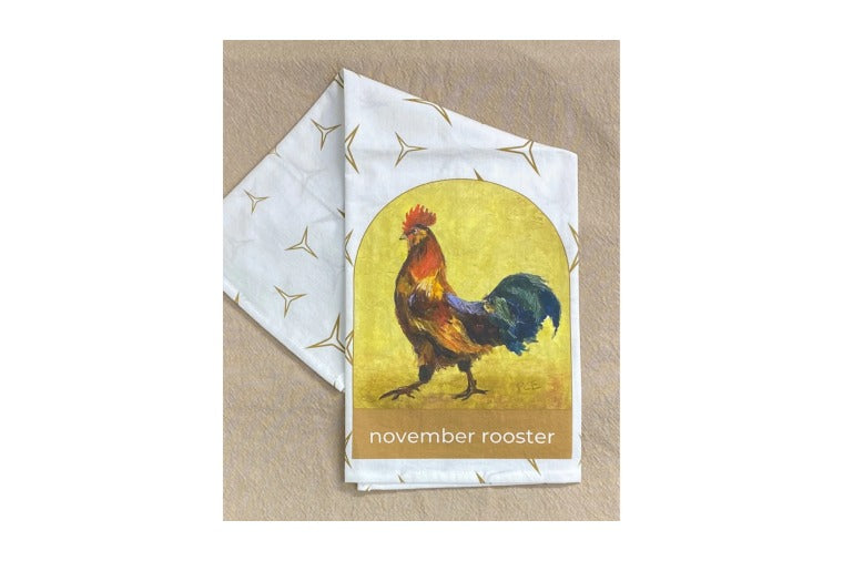 Patti Clancy - November Rooster Towel
