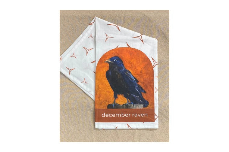 Patti Clancy - December Raven Towel