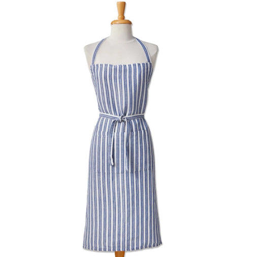 Blue & White Stripe Apron