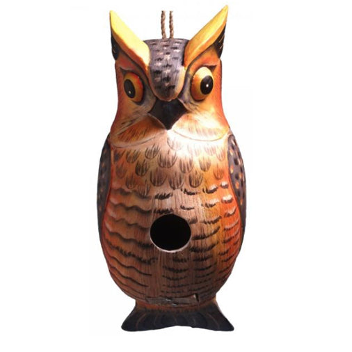 Great Horned Owl Gord-o Birdhouse
