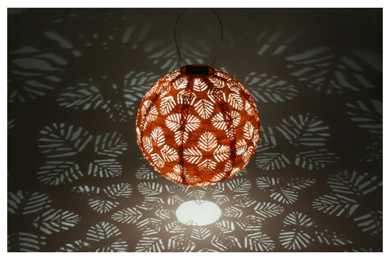 Allsop -  Stella Brights 12" Globe Solar Lantern - Clementine