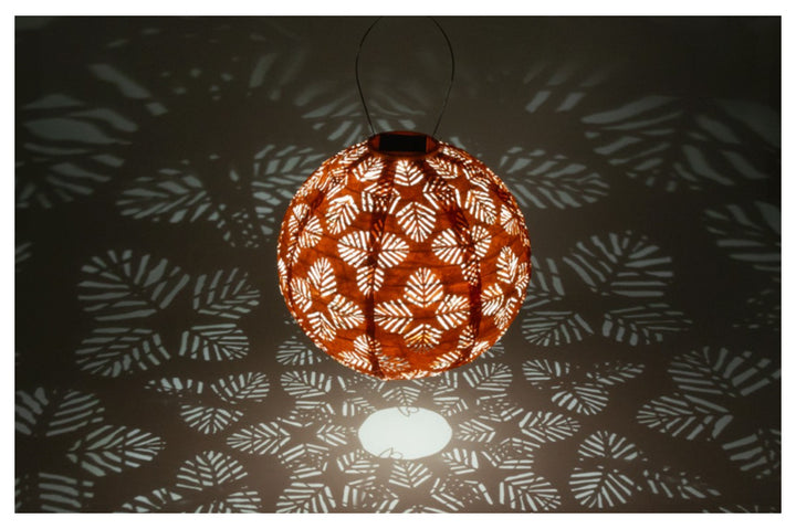 Allsop -  Stella Brights 12" Globe Solar Lantern - Clementine