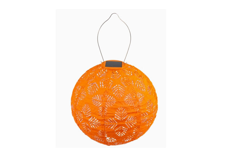 Allsop -  Stella Brights 12" Globe Solar Lantern - Clementine