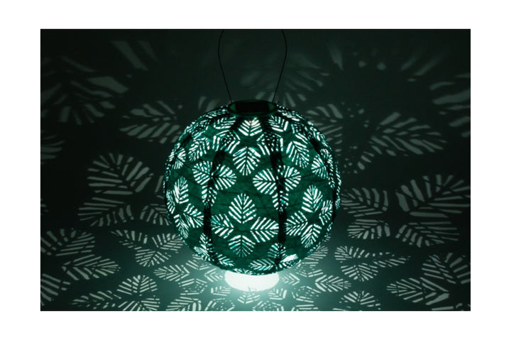 Allsop -  Stella Brights 12" Globe Solar Lantern - Turquoise
