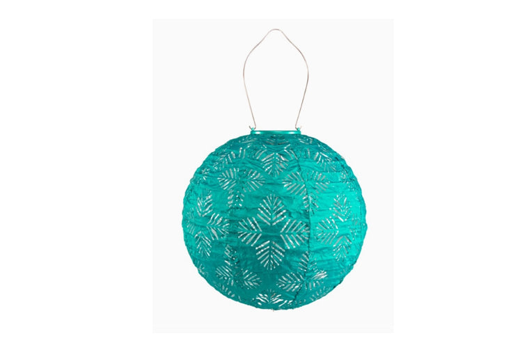 Allsop -  Stella Brights 12" Globe Solar Lantern - Turquoise