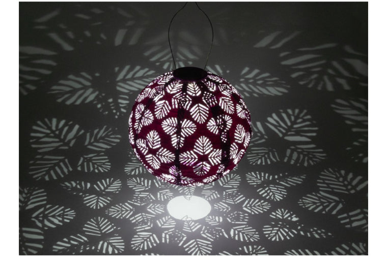 Allsop -  Stella Brights 12" Globe Solar Lantern - Violet