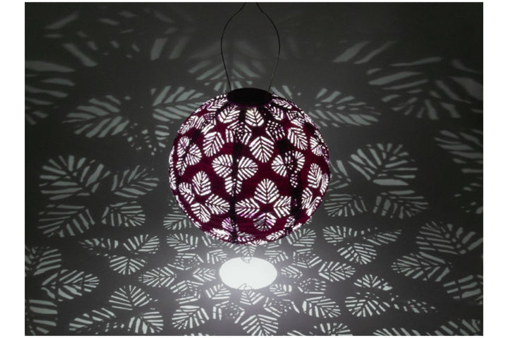 Allsop -  Stella Brights 12" Globe Solar Lantern - Violet