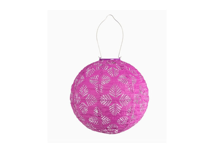 Allsop -  Stella Brights 12" Globe Solar Lantern - Violet