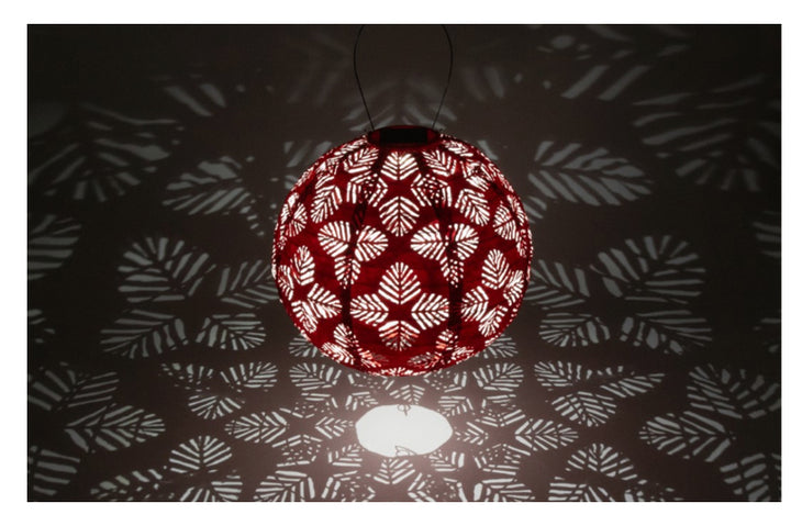 Allsop -  Stella Brights 12" Globe Solar Lantern - Chili