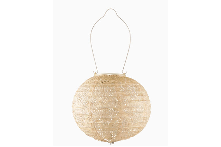 Allsop -  Stella Globe 8" Solar Lantern - Pearl