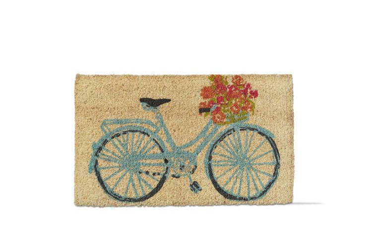 Bicycle Blossom Coir Mat - TAG