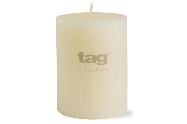 Pillar Candle 3x4 Ivory - TAG