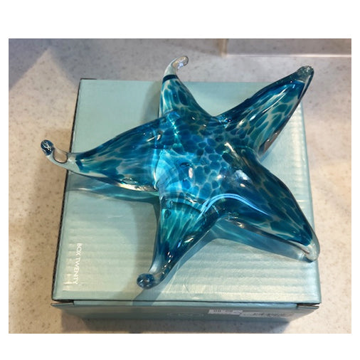 Glass Blue Starfish
