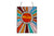 River of Goods - Lila Multicolor Sunburst Stained Glass Window Panel