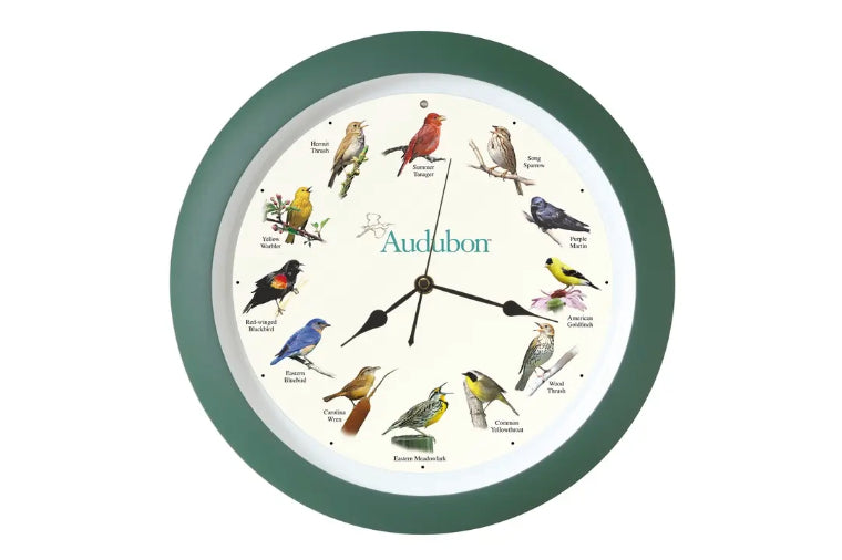 Audubon Society Singing Bird Clock