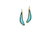 Michael Vincent Michaud - Turquoise Boomerang Earrings (Single Drop)